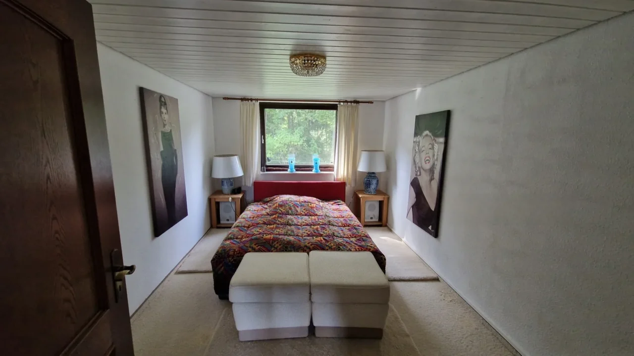 Schlafzimmer vor dem Home Staging