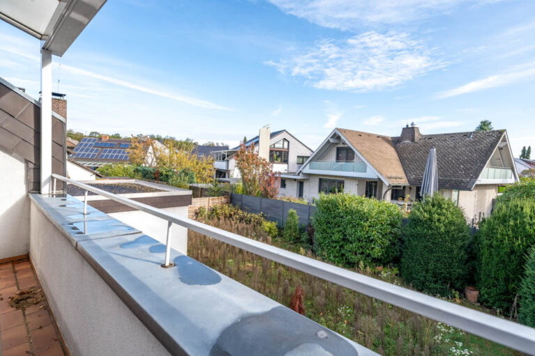 Blick vom Balkon