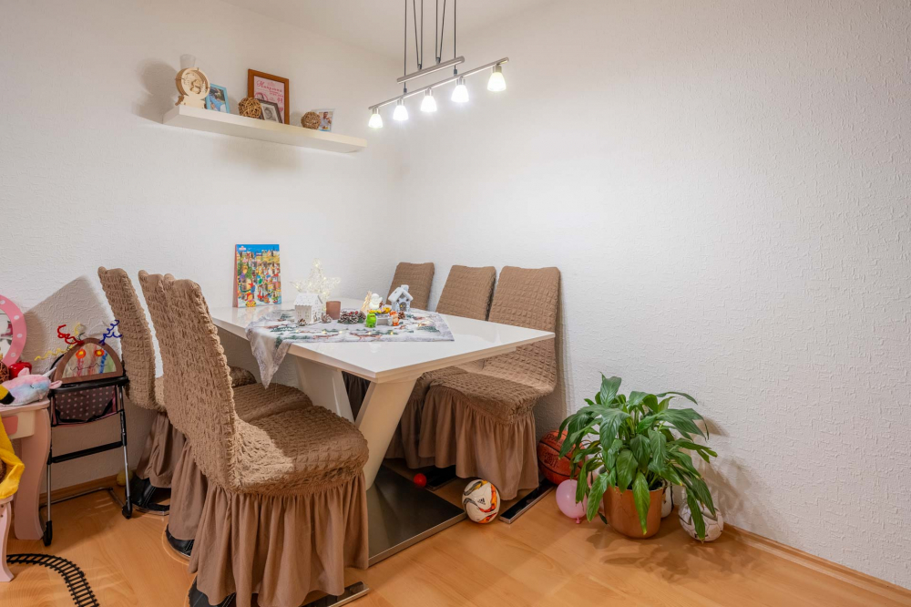 Essbereich im Wohnzimmer